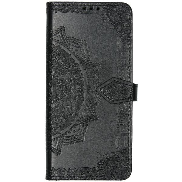 Etui de téléphone Mandala Motorola One Action - Noir