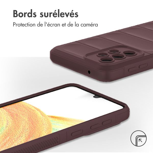 imoshion Coque arrière EasyGrip Samsung Galaxy A33 - Aubergine