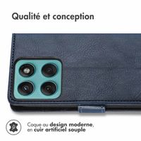 imoshion Étui de télephone portefeuille Motorola Edge 60 Fusion - Bleu foncé