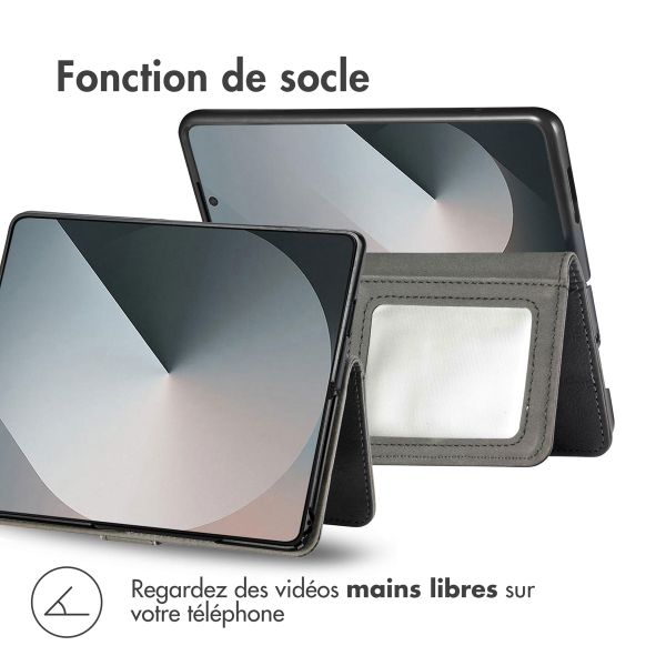 imoshion Étui de télephone portefeuille Samsung Galaxy Fold 7 - Noir