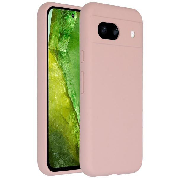 Accezz Coque Liquid Silicone Google Pixel 8a - Rose