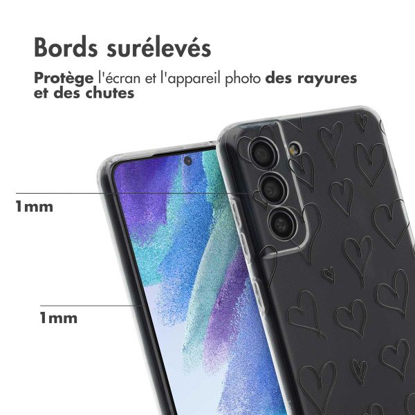 imoshion&#x20;Coque&#x20;Design&#x20;Samsung&#x20;Galaxy&#x20;S21&#x20;FE&#x20;-&#x20;Hearts