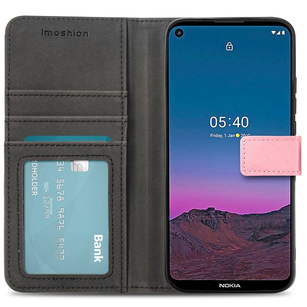 imoshion Étui de téléphone portefeuille Luxe Nokia 5.4 - Rose