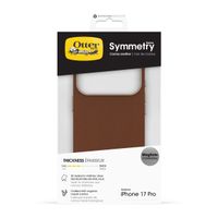OtterBox Coque en cuir de cactus Symmetry MagSafe Apple iPhone 17 Pro - Desert Sadle
