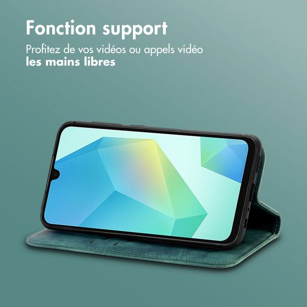 imoshion Étui de téléphone portefeuille Slim Samsung Galaxy A16 - Vert