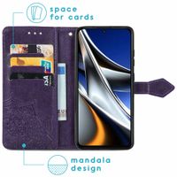 imoshion Etui de téléphone portefeuille Mandala Xiaomi Poco X4 Pro 5G - Violet