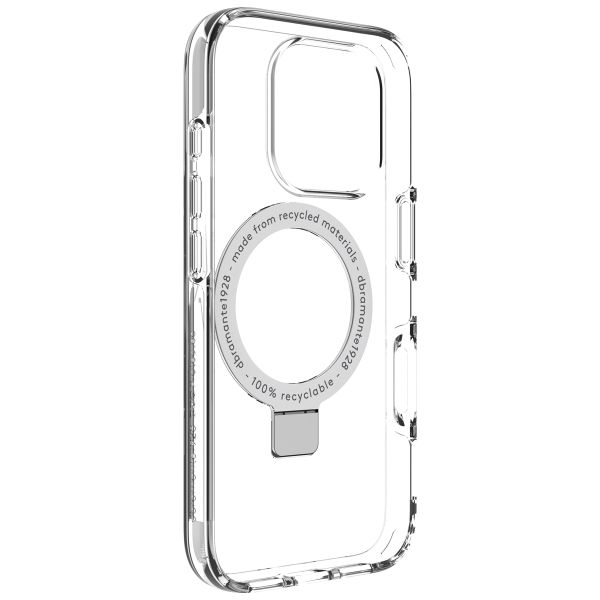 dbramante1928 Coque Iceland Ultra D3O avec MagSafe Stand iPhone 16 Pro - Clear