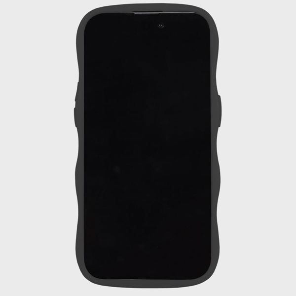 Holdit Coque Wavy iPhone 15 Pro Max - Black / Transparent