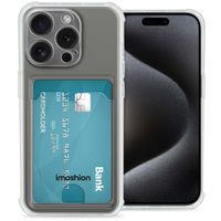 imoshion Coque silicone avec support de passe Apple iPhone 15 Pro - Transparent