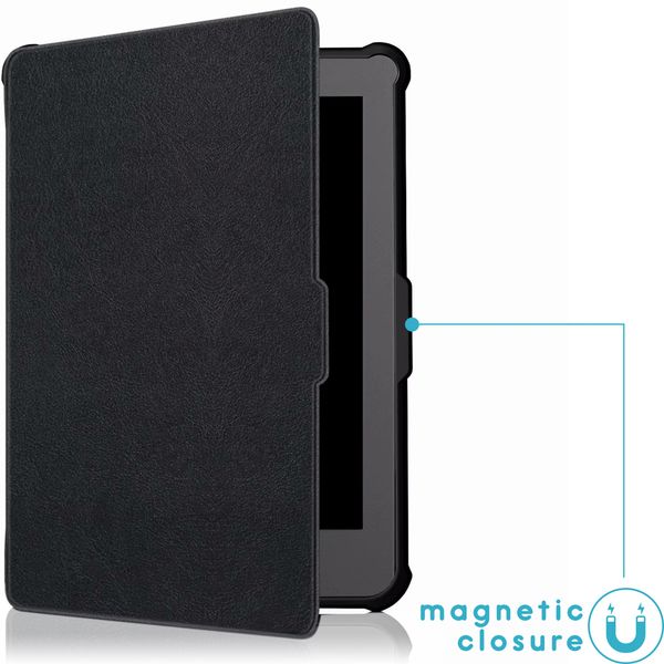 imoshion ﻿Étui de liseuse portefeuille Slim Soft Kobo Clara HD - Noir