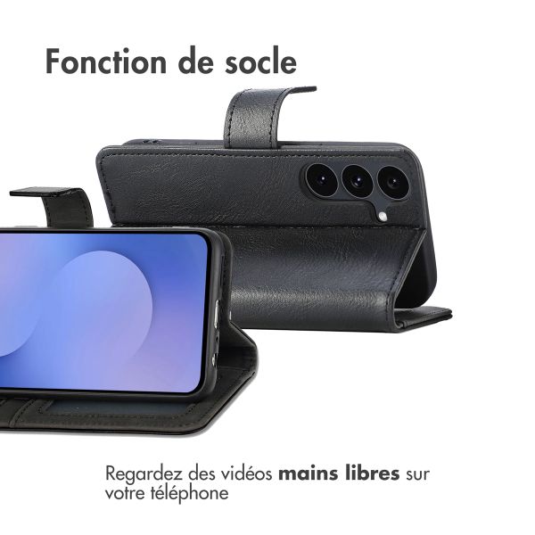 imoshion Étui de télephone portefeuille Samsung Galaxy S25 FE - Noir