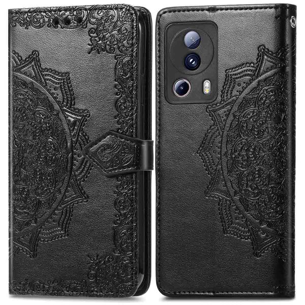 imoshion Etui de téléphone portefeuille Mandala Xiaomi 13 Lite - Noir