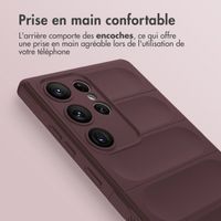 imoshion Coque arrière EasyGrip Samsung Galaxy S23 Ultra - Aubergine