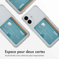 imoshion Coque silicone avec porte-cartes Apple iPhone 17 - Transparent