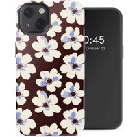Selencia Coque arrière Vivid avec MagSafe Apple iPhone 13 - Choco Flower Pop