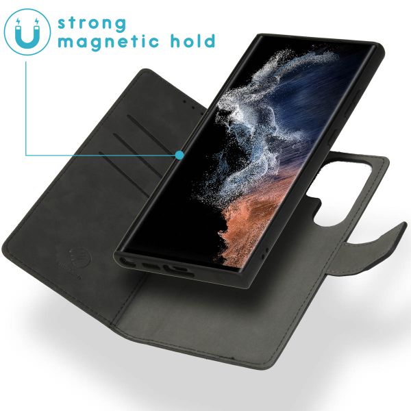 imoshion Etui de télephone luxe 2-en-1 amovible Samsung Galaxy S23 Ultra - Noir