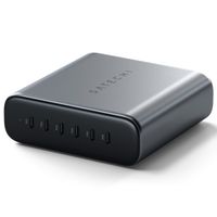 Satechi Chargeur USB-C GaN 6 ports 200 W | Chargeur de bureau - Gris sidéral