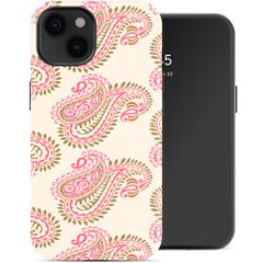 Selencia Coque arrière Vivid avec MagSafe Apple iPhone 14 - Paisley Blush