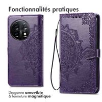 imoshion Etui de télephone Mandala OnePlus 11 - Violet
