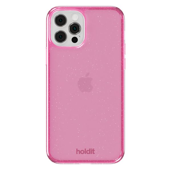 Holdit Coque Pailletée iPhone 12 / 12 Pro  - Pink