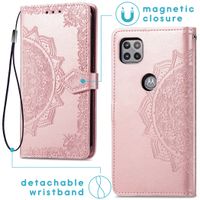 imoshion Etui de téléphone portefeuille Mandala Moto G 5G