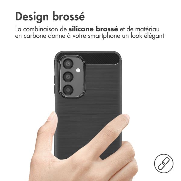 imoshion Coque Brushed Samsung Galaxy A26 - Noir