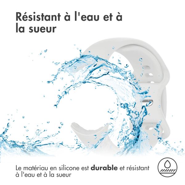 imoshion Bracelet en silicone⁺ Google Pixel Watch / Watch 2 / Watch 3 / Watch 4 (41 mm) - Taille L - Blanc