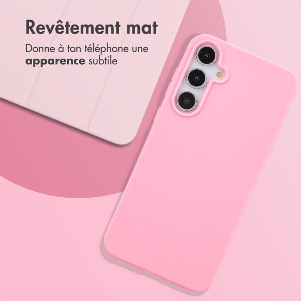 imoshion Coque Couleur Samsung Galaxy A55 - Bubblegum Pink