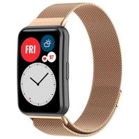 imoshion Bracelet magnétique milanais Huawei Watch Fit - Rose Doré