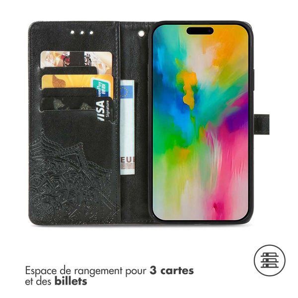 imoshion Etui de télephone Mandala Apple iPhone 17 - Noir