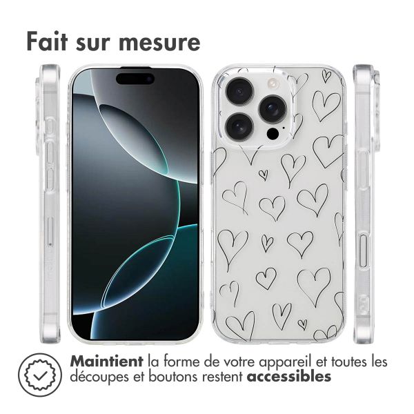 imoshion Coque Design iPhone 16 Pro - Hearts