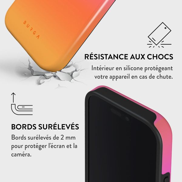 Burga Coque arrière Tough iPhone 16 Pro - Sunset Club