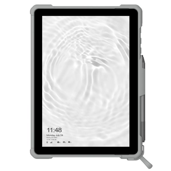 UAG Coque tablette Plasma Healthcare avec strap et bandoulière Microsoft Surface Go / Go 2 / Go 3 / Go 4 - Blanc / Gris