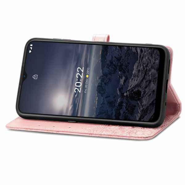 imoshion Etui de téléphone portefeuille Mandala Nokia G11 / G21 - Rose Dorée