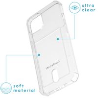 imoshion ﻿Coque silicone avec support de passe iPhone 13 - Transparent