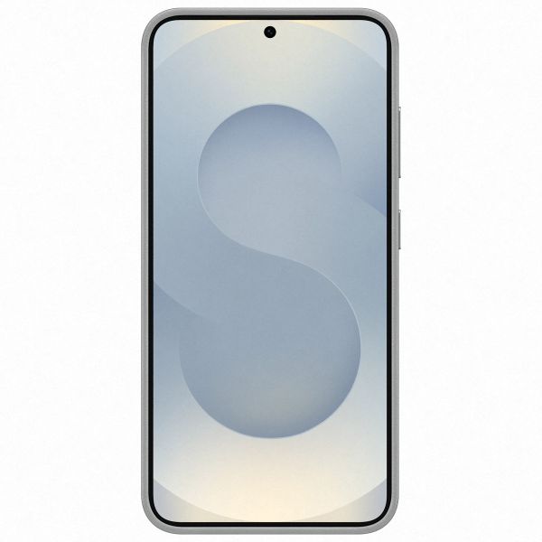 Samsung Original Coque KindSuit en Cuir Végan Samsung Galaxy S25 - Gris