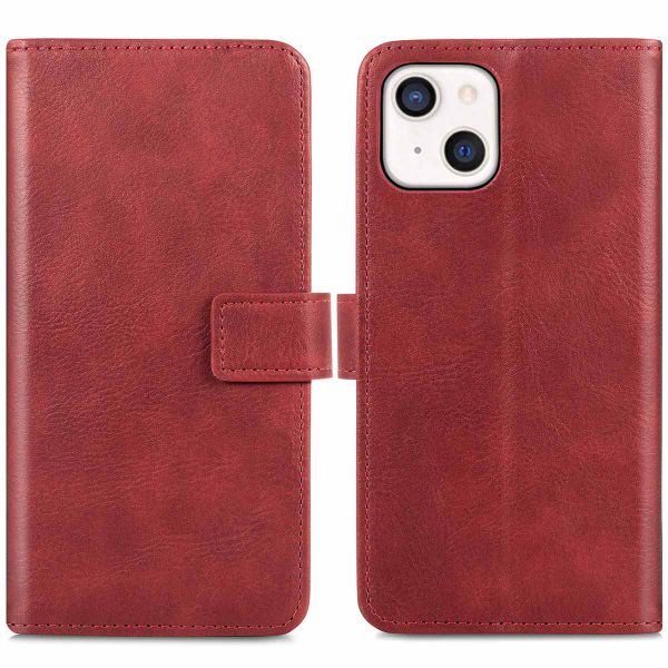 imoshion Étui de téléphone portefeuille Luxe iPhone 13 - Rouge