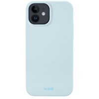 Holdit Coque Silicone Apple iPhone 12 (Pro) - Mineral Blue