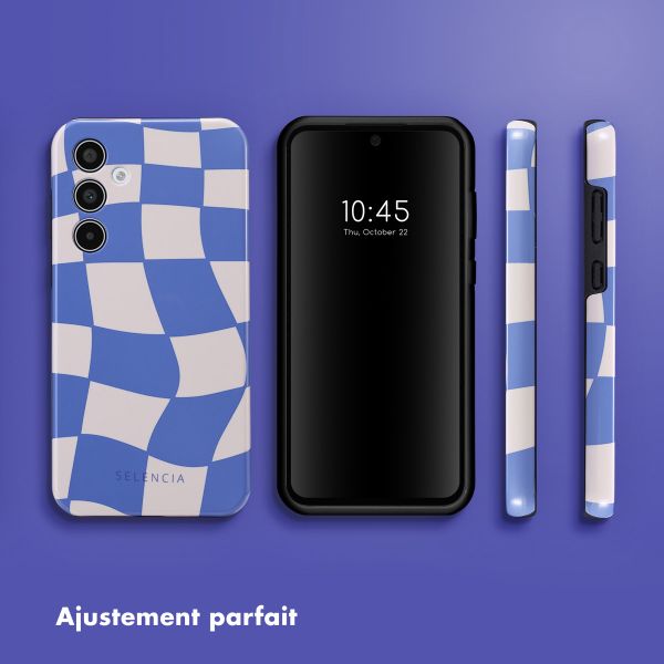 Selencia Coque arrière Vivid Tough Samsung Galaxy A35 - Groovy Sapphire Blue