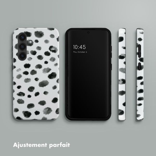 Selencia Coque arrière Vivid Tough Samsung Galaxy S24  - Trendy Leopard