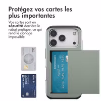 imoshion Coque arrière avec porte-cartes Apple iPhone 17 Pro - Vert