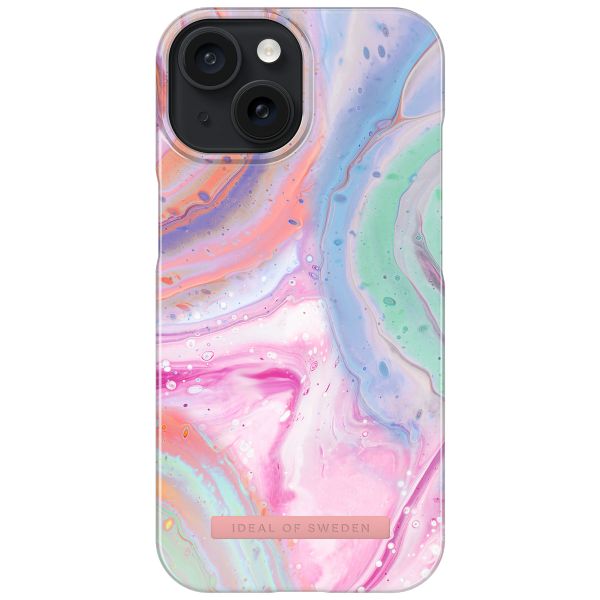 iDeal of Sweden Coque Fashion iPhone 15 - Pastel Marble