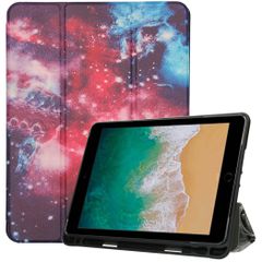 imoshion Coque tablette Design Trifold Apple iPad 6 (2018) 9.7 pouces / iPad 5 (2017) 9.7 pouces / Air 2 (2014)/Air 1 (2013) - Space