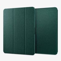 Spigen Coque tablette Urban Fit iPad Air 11 pouces (2024) M2 / Air 5 (2022) / Air 4 (2020) - Midnight Green