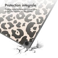 imoshion Coque tablette Design Trifold Samsung Galaxy Tab A9 Plus - Leopard