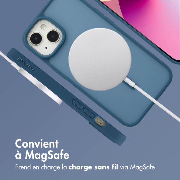 imoshion Coque Color Guard avec MagSafe iPhone 13 / 14 - Bleu foncé