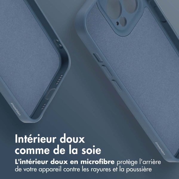 imoshion Coque Couleur avec MagSafe Apple iPhone 13 Pro - Bleu foncé