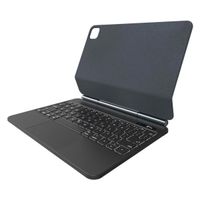 Fixed Typee Coque clavier QWERTY iPad Pro 11 (2018-2022) / Air 4 (2020) / Air 5 (2022) / Air 11 pouces (2025) M3 / (2024) M3 - Noir