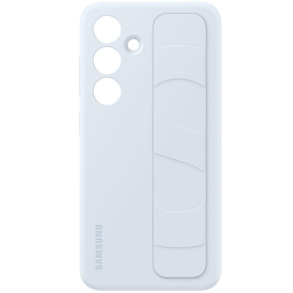 Samsung Coque arrière originale Standing Grip Galaxy S24 - Light Blue