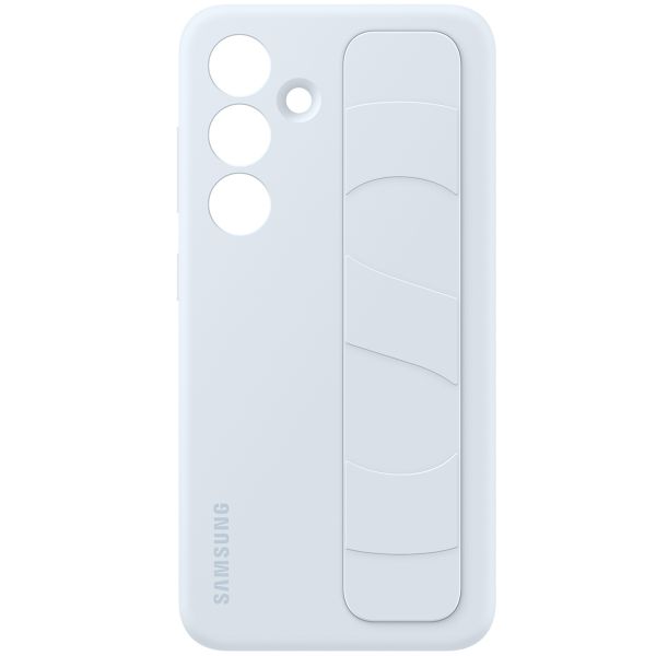 Samsung Coque arrière originale Standing Grip Galaxy S24 - Light Blue